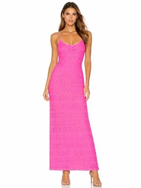 Lilly Pulitzer Pink Avalon Maxi Dress Size M